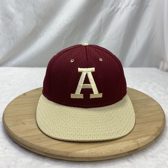 Pro Line Hat Fitted On The Field Mesh Jersey A Cap Cardinal Red And Gold 7 1/8 - Picture 1 of 10